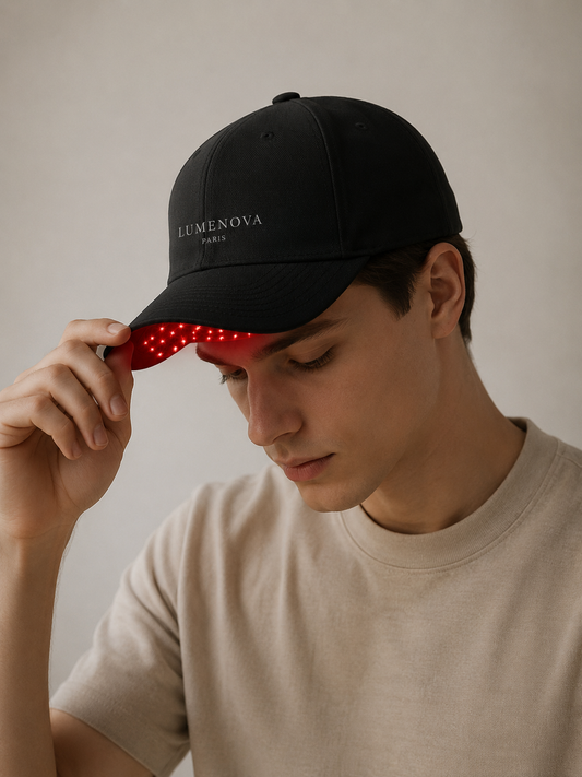Casquette LED Capillaire | Luminothérapie 150 LED