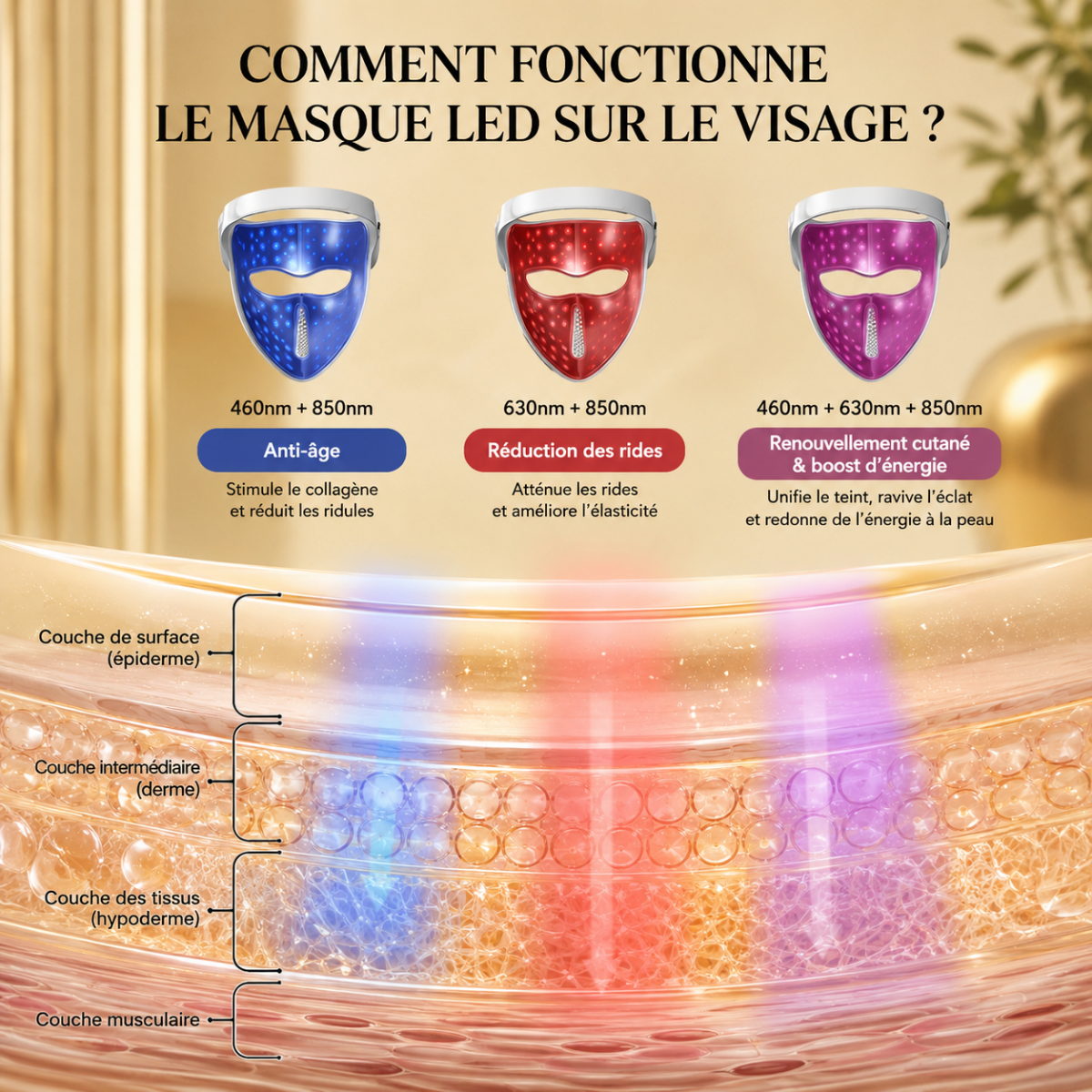 Certifications masque LED CE RoHS FDA 510k ISO 13485 Lumenova Paris